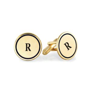 Enamel Round Cufflinks