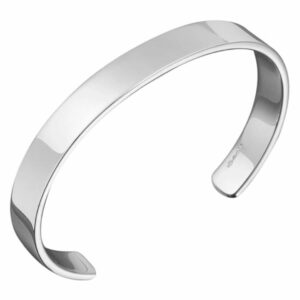 Flat Half Band Bangle