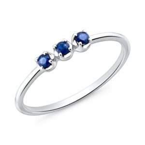 Natural Blue Sapphire Leela Ring