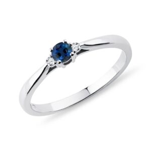 Natural Blue Sapphire Zoya Ring