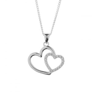 Heart to Heart Pendant With Chain