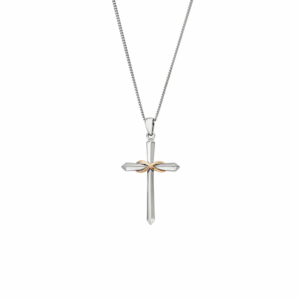 Infinity Silver Cross Pendant Outlet