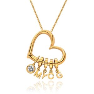 Lisa Heart Pendant with Chain