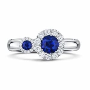 Double Halo Ring