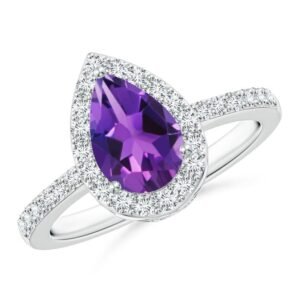 Royal Tear Amethyst Ring