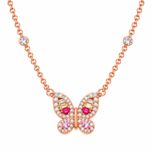 Rose Gold Butterfly Necklace